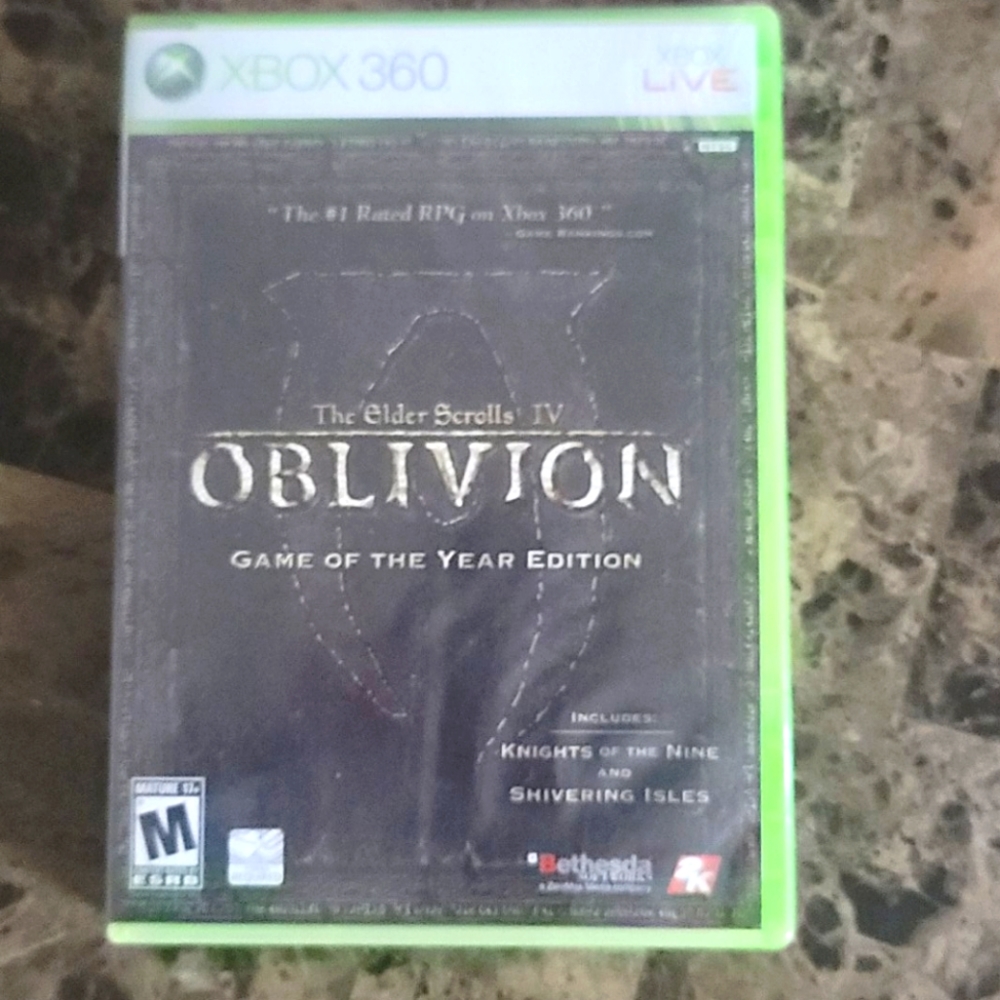 X Box 360 The Elder Scrolls IV Oblivion video game